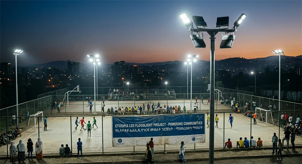 LED Flood Light Project in Ethiopia